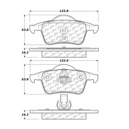 Centric Parts Centric Premium Pads, 300.07950 300.07950